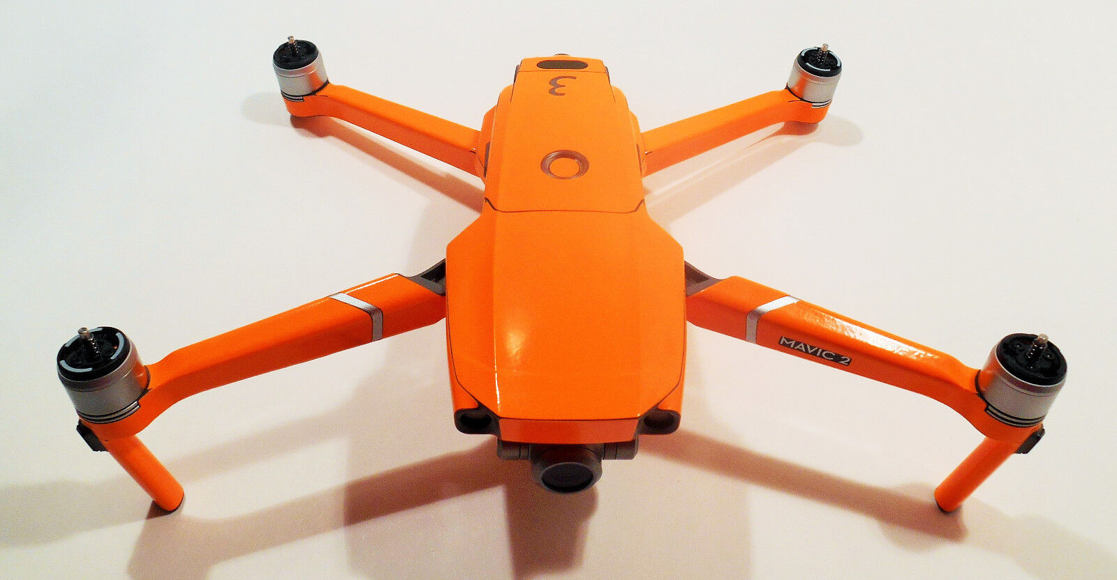 DJI MAVIC 2 PROZOOM- SKIN - NEON ORANGE - 3-5 Batterien Drohne Folie Wrap