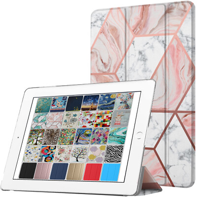 iPad Case Air 3 PRO 10.5 9.7 10.9 7.9 10.2 Auto Sleep/Wake PC Cover Marble Pink
