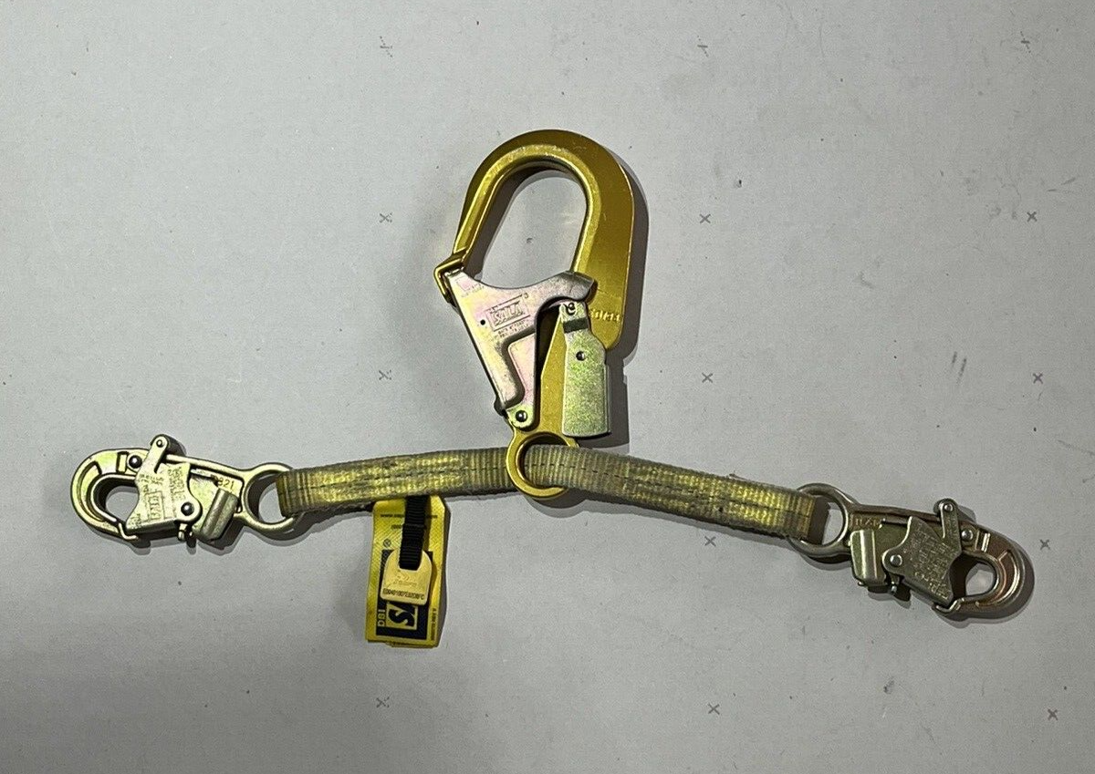 SoLa ② 3M DBI SALA 1231380 Web Rebar/Positioning Lanyard Used MULTIPLE