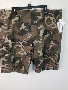 Old Navy Lived in Straight Cargo Built In Flex Size 40 Camo Shorts New With Tags | eBay