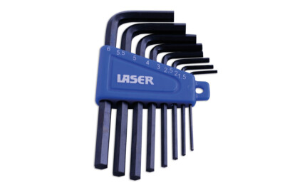 1 X 8 STÜCK LASER WERKZEUG SECHSKANTSCHLÜSSEL SET - 8 STCK.