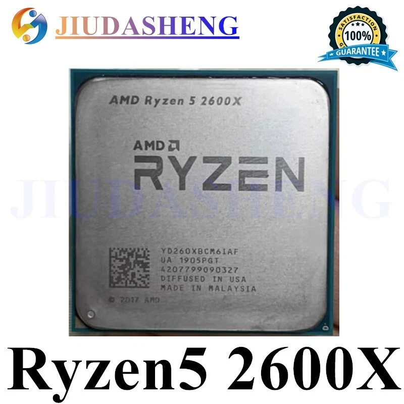 Procesadores CPU AMD Ryzen 5 2600X R5-2600X 3,6 GHz 6 núcleos 12 horas 95 W Socket AM4 - Imagen 1 de 1