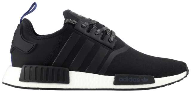 nmd black blue tab