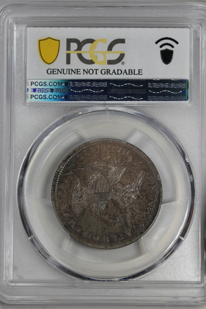 1839 .50 PCGS GENUINE CLEANED-AU DETAIL 1800's Capped Bust