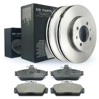 Bremsscheiben + Bremsbeläge vorne 240mm belüftet für MG MGF Rover 100 Metro XP