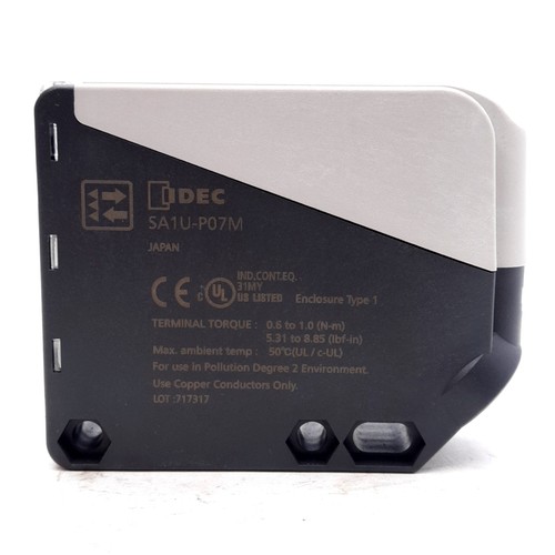 Idec SA1U-P07M Photoelectric Sensor, 0.2-7m, SPDT Relay, 24-240VAC/12-240VDC - Picture 4 of 8