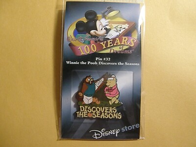 100 Years of Dreams #32 Winnie the Pooh Discovers the Seasons Disney Pin 7587