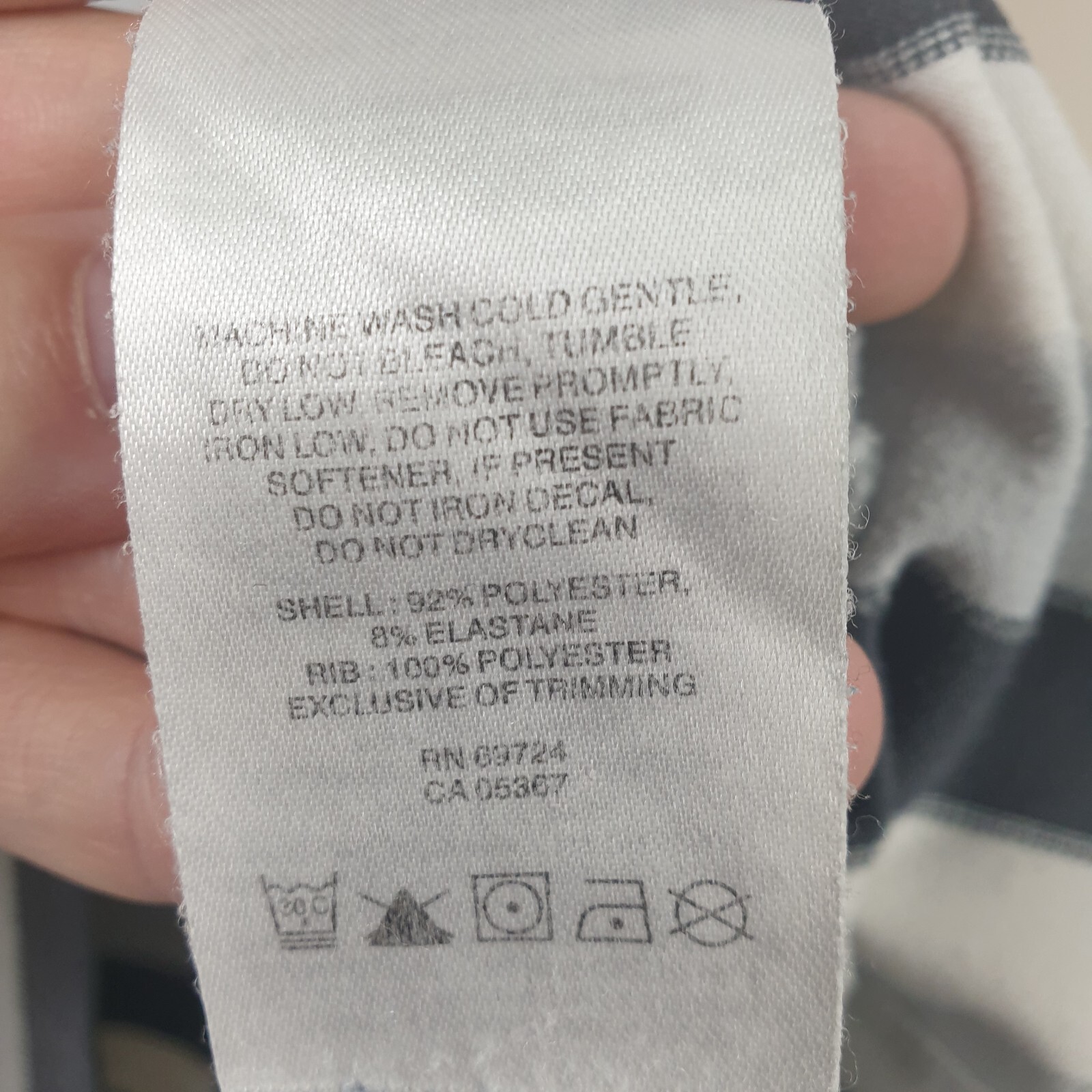 Columbia Omni-Shade Polo Shirt Mens XL White Grey Striped Outdoor Golf thumbnail 5