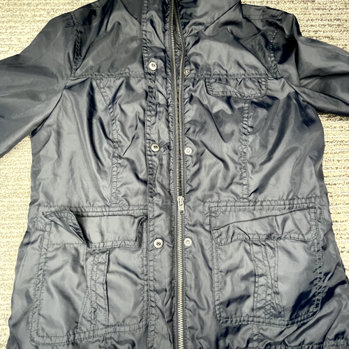 Hollister Size M Girls Youth Jacket Wind Breaker Full Zip Long Sleeve Black - Picture 8 of 12