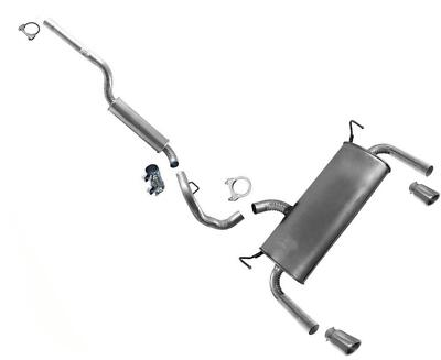 #ad Weld On Resonator Pipes Dual Muffler for Ford Escape 13 2019 1.5 1.6 2.0 2.5L $372.00