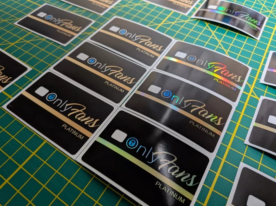 Credit Card Skin Only Fans PLATINUM Credit Card Stickers - 2 Pack - Image 4 of 4