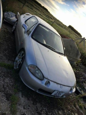 Honda Crx Del Sol 1 6 Vti Sir Import Jdm Silver Breaking Wheel Nut Ebay