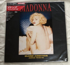 Japan Laserdisc Unplayed Still Sealed Madonna Blond Ambition Japan Tour 90 W/Obi