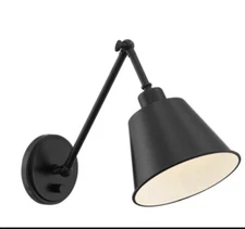 READ!! Crystorama Lighting Group MIT-A8020 Mitchell 30" Tall Wall Sconce - Black