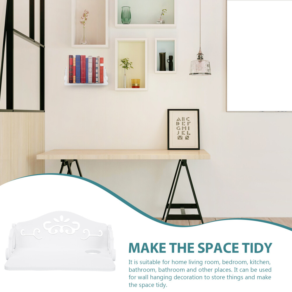 Vintage Wall Shelf Router Holder Shelf Living Room Wall Shelf eBay