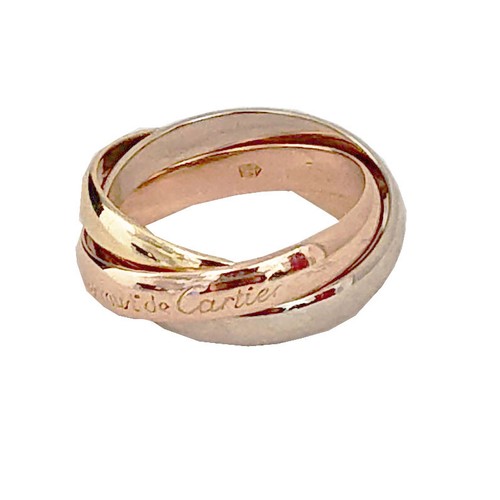 Cartier Trinity Ring Three Color K18 