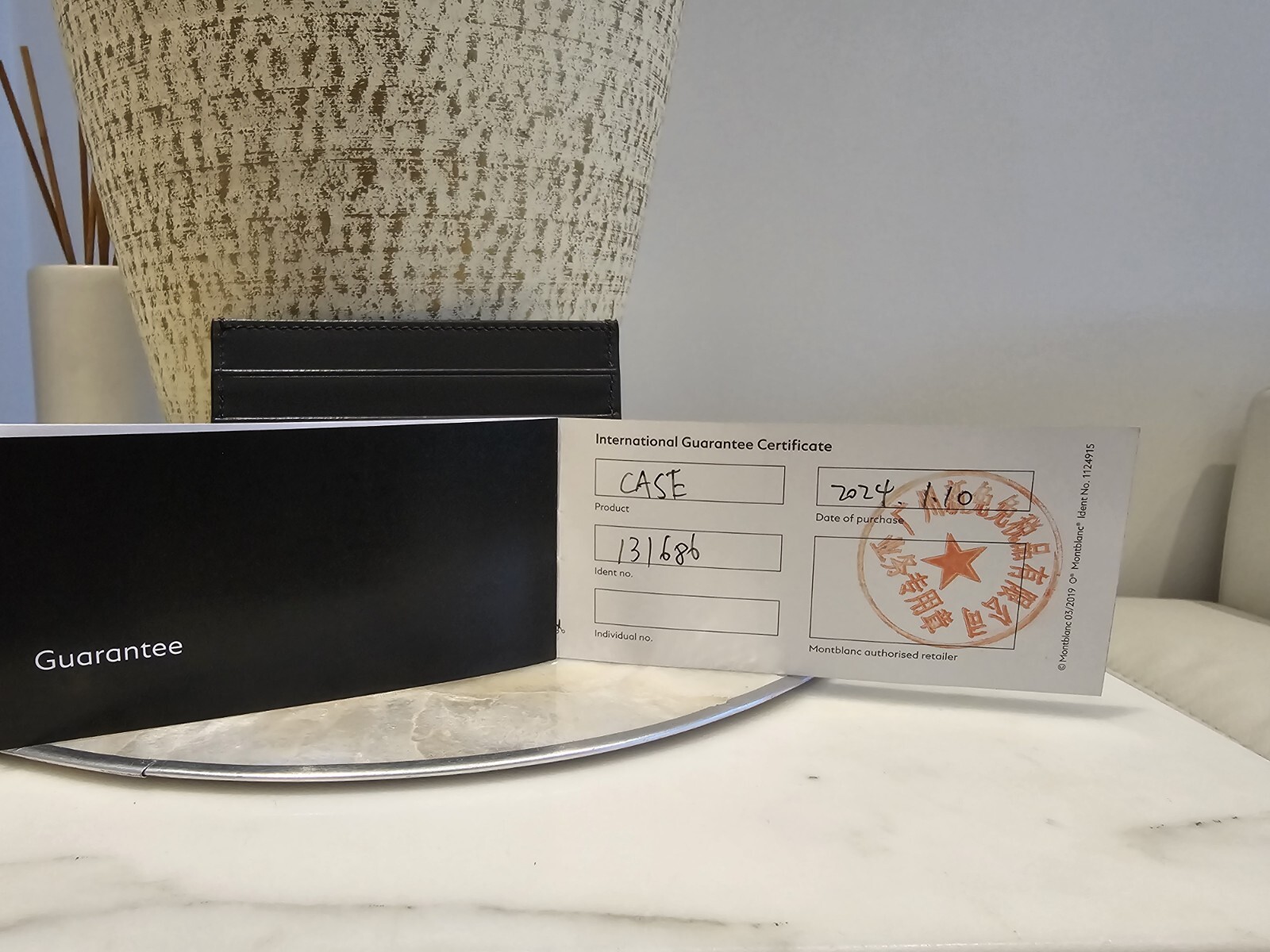Mont Blanc Meisterstuck Card Holder Forged Iron (New &Latest Style) RRP £195 image 6