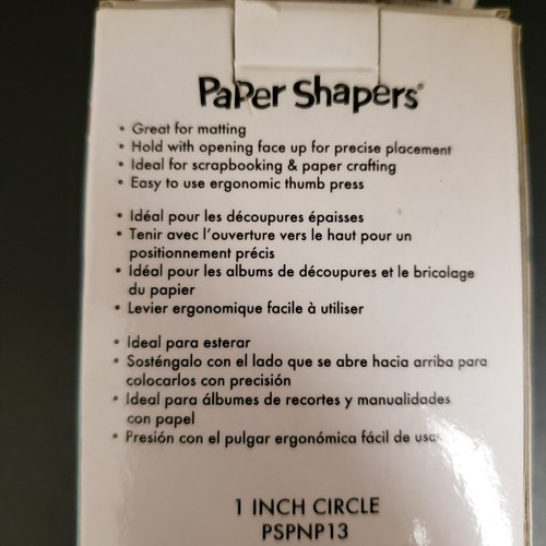Stampin Up Punch Paper Shapers 1 Inch Circle Whale Tale Style In Box - 第 5/7 張圖片
