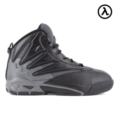 REEBOK THE BLAST WORK MEN'S HIGH TOP SNEAKER BLACK/DARK GREY BOOTS RB9406 - NEW