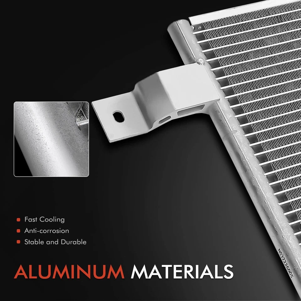 Nuevo condensador de aire acondicionado aire acondicionado con soporte para Kenworth T680 Peterbilt 567 Foto 2 de 4