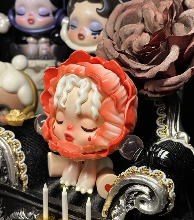 Skullpanda Antiguo Castillo Serie Estilo Oscuro Caja Ciega Confirmada Foto 3 de 4