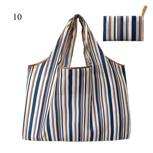 Grande Borsa Riutilizzabile Impermeabile Shopping Spalla Pieghevole per Vita Eco - Imagen 18 de 34