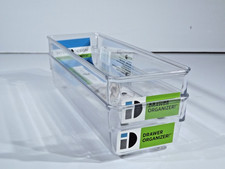 Drawer Food Organizer - InterDesign - 3.25" x 9.75" x 2.25" - Storage - Clear