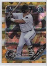 2019 Bowman Chrome Draft Sapphire Edition Gold 2/15 Peyton Burdick #BDC-74 1b2c