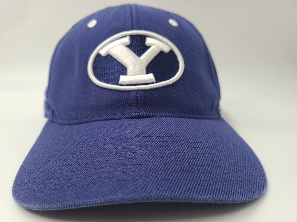 Brigham Young University BYU Cougars Zephyr Fitted 7 5/8 Hat Cap Wool Blend NCAA - Image 2 of 4