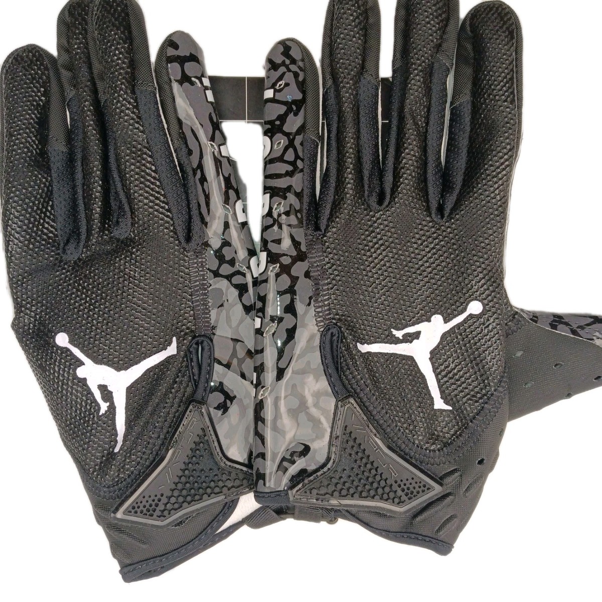 Nike Jordan Jet 7.0 Size XL Black Grey American Football Gloves | eBay