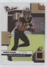 2022 Panini Clearly Donruss The Rookies Red 29/49 Chris Olave #TR-6 0nr3