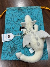 Jellycat White Dragon Bag Charm Keychain   Cute Plush Toy Collectible Gifts
