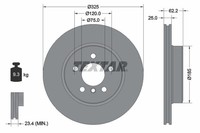 2Er Set Bremsscheiben Textar 92141505 BMW 3400151 34113400151
