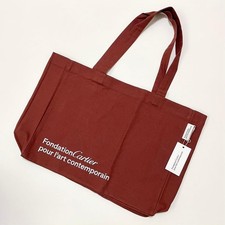 Cartier tote bag stampa tela Parigi marrone limitato
