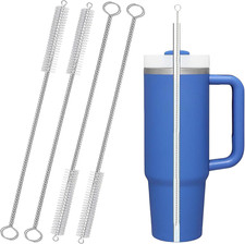 Straw Cleaner Brush for Stanley Cup,10 Inch Straw Brush for 40Oz 30Oz 20 Oz Stan