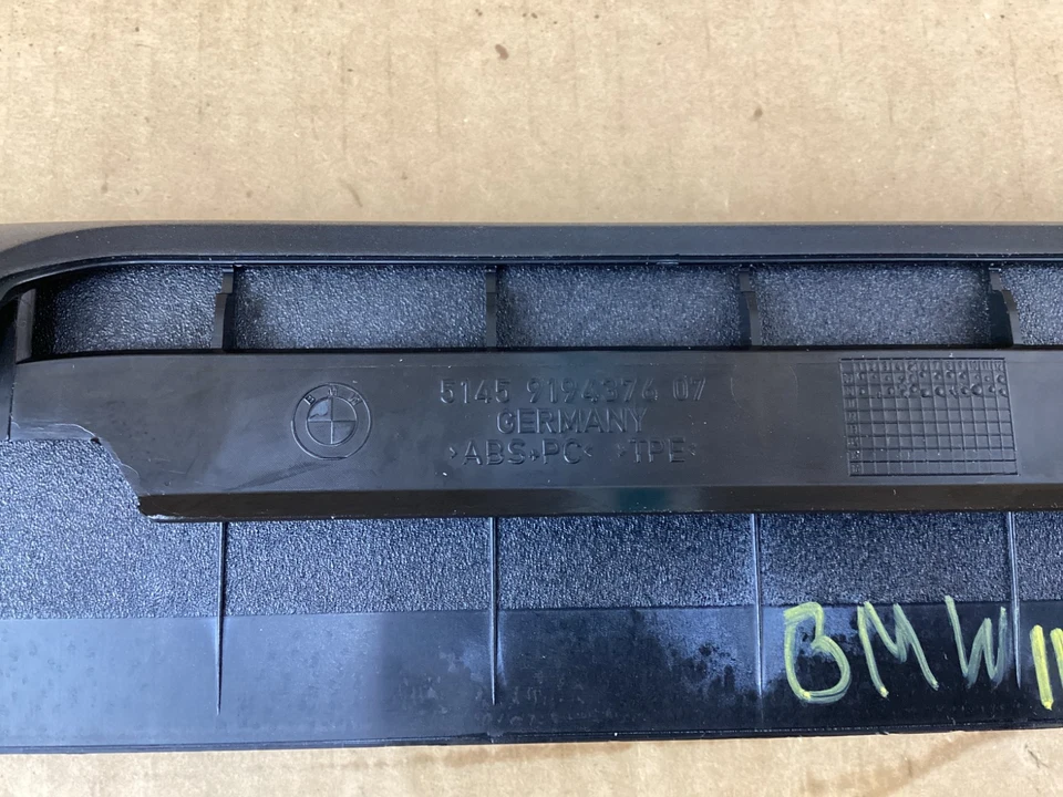 Panel de cubierta de moldura de panel de instrumentos BMW 535i 2011-2016 9194376 OEM Foto 4 de 4