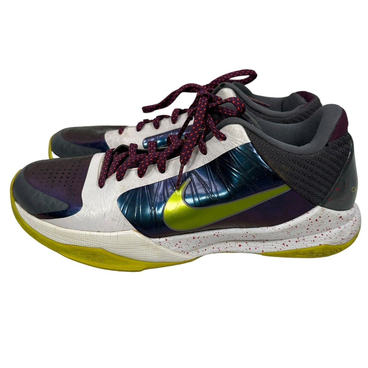 Nike Kobe 5 V Joker Chaos 386429-531 Mens 11.5 Sneakers Shoes