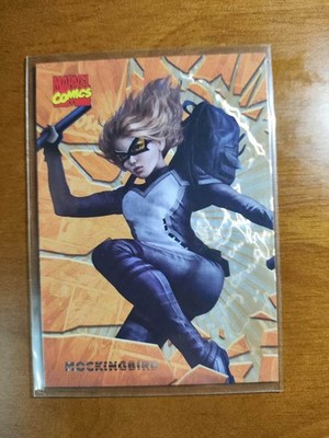 2023 Finding Unicorn Marvel Evolution Mockingbird Orange Parallel /10 SSP