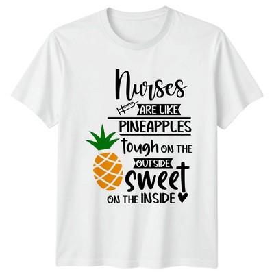 Krankenschwestern sind wie Ananas robust Damen T-Shirt Krankenschwestern Woche Gesundheitswesen