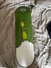 ALMOST DR. SEUSS THE GRINCH SKATEBOARD DECK - NEVER USED OUT OF WRAPPER - RARE