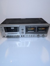 Fisher CR-120 Vintage Stereo Cassette Deck Powers On, Parts Or Repair