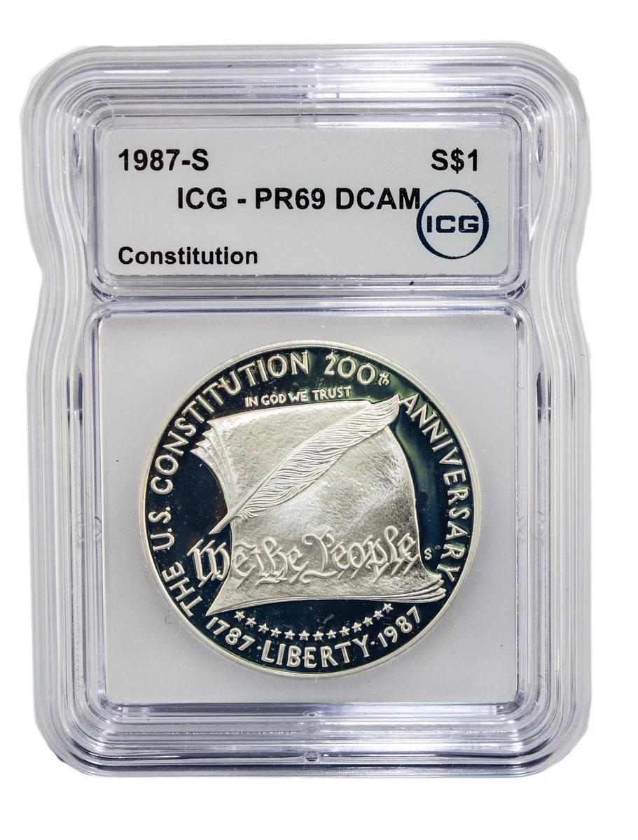 Proof PR 69 Graded 1987 US Commemorative Coins for sale | eBay