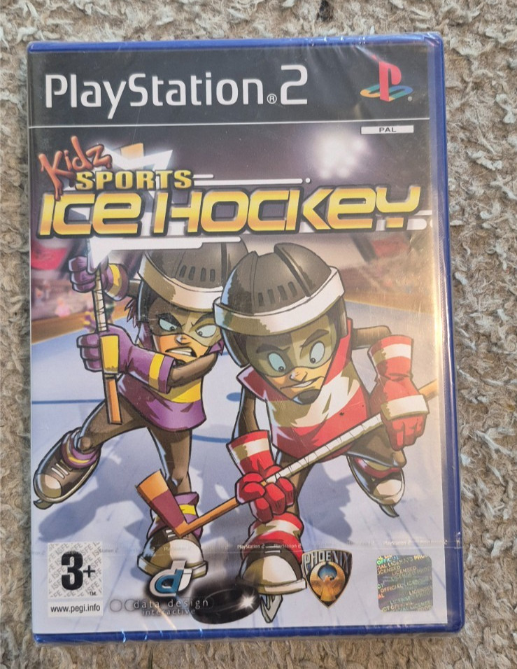 PS2 Kidz Sports Ice Hockey, New And Sealed