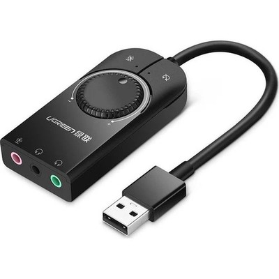 Externe Musik-Soundkarte / USB-Adapter Mini-Jack 3,5mm 15cm Ugreen Audio Adapter