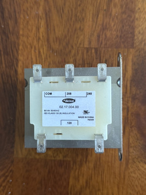 Hatco 02.17.004.00 Transformer 208-240V to 120V 80VA OEM Replacement   Used