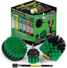 Drill Brush Household Cleaners - Kitchen Cleaning Supplies - Oven Scrub Brush -