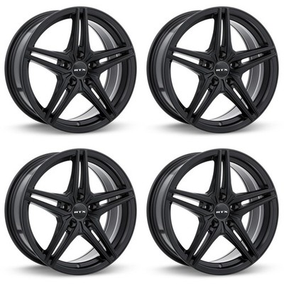 Set of 4 16in Black Alloy Wheel Rims for 2008+ Scion, RTXC7DF 16x7 5x114.3 ET40 