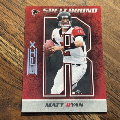 Matt Ryan 2010 Panini Epix SPELLBOUND ''R'' Insert Card #23 Atlanta Falcons