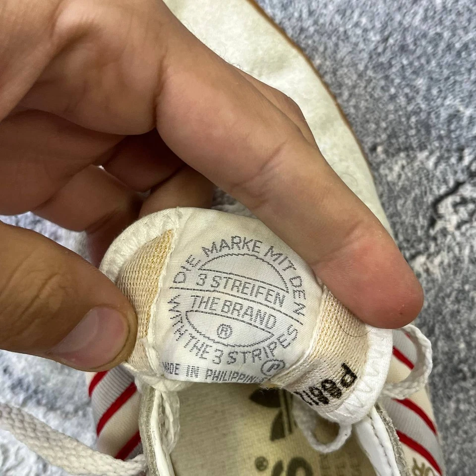 Adidas de Colección Años 80 Interior Super Hecho en Filipinas Años 80 Raro Foto 4 de 4