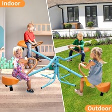 Outdoor Children's Rotating Seesaw